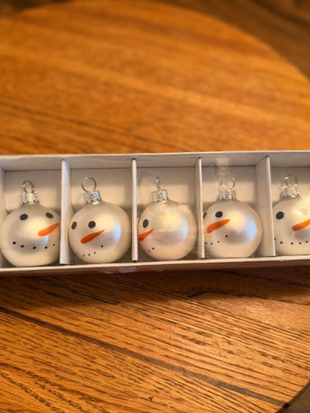 Snowman Placecard Holders / Ornaments, Set of 6